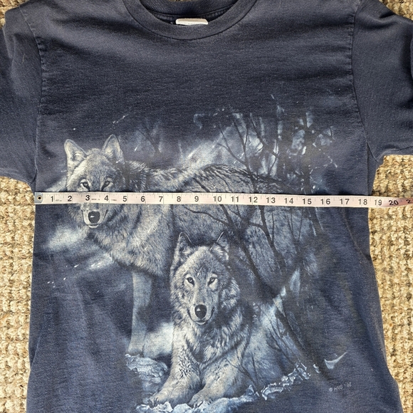 48) NATURAL WONDERS Vintage Wolf 🐺 Design Sz. Large - Picture 6 of 7